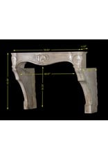Maison Leon Van den Bogaert 18Th Century Fine French Fireplace Surround In Limestone