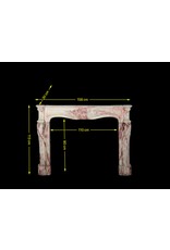 Maison Leon Van den Bogaert Originales antikes französisches Kaminverkleidungsmodell aus Terrakotta