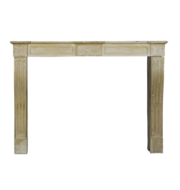 Delicate Directoire Style Marble Stone Fireplace Surround