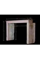 Maison Leon Van den Bogaert French Style Stone Antique Fireplace