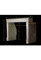 Maison Leon Van den Bogaert Klassischer französischer Hartkalksteinkamin
