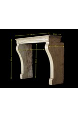 Maison Leon Van den Bogaert Kleine Kaminverkleidung aus Kalksandstein
