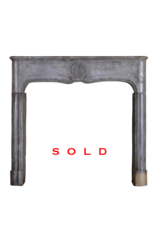 Maison Leon Van den Bogaert Fine Classic French Bicolor Stone Fireplace Surround