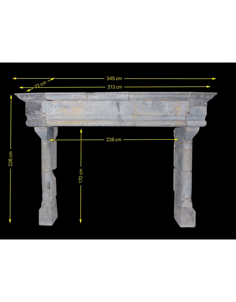 Gran Vendimia Francesa Revestimiento En Piedra Caliza Duro