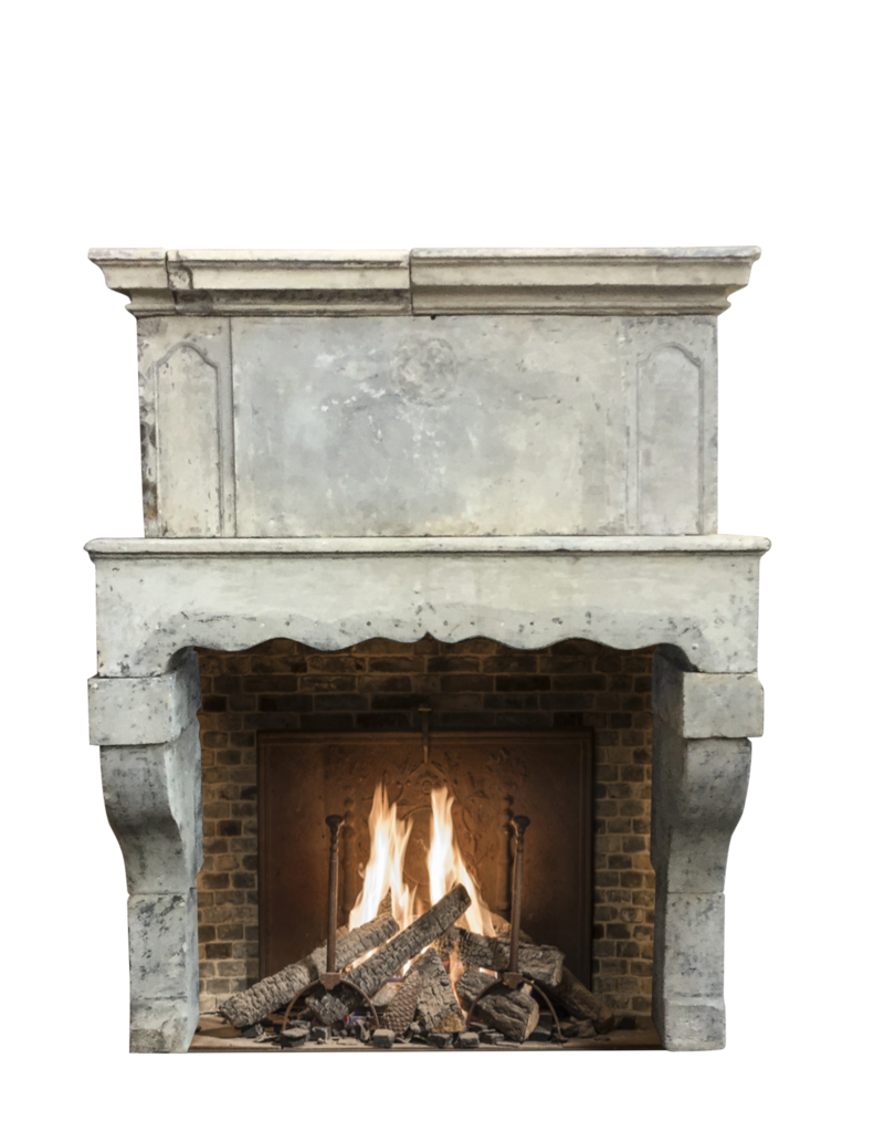 French Country Antique Fireplace Surround