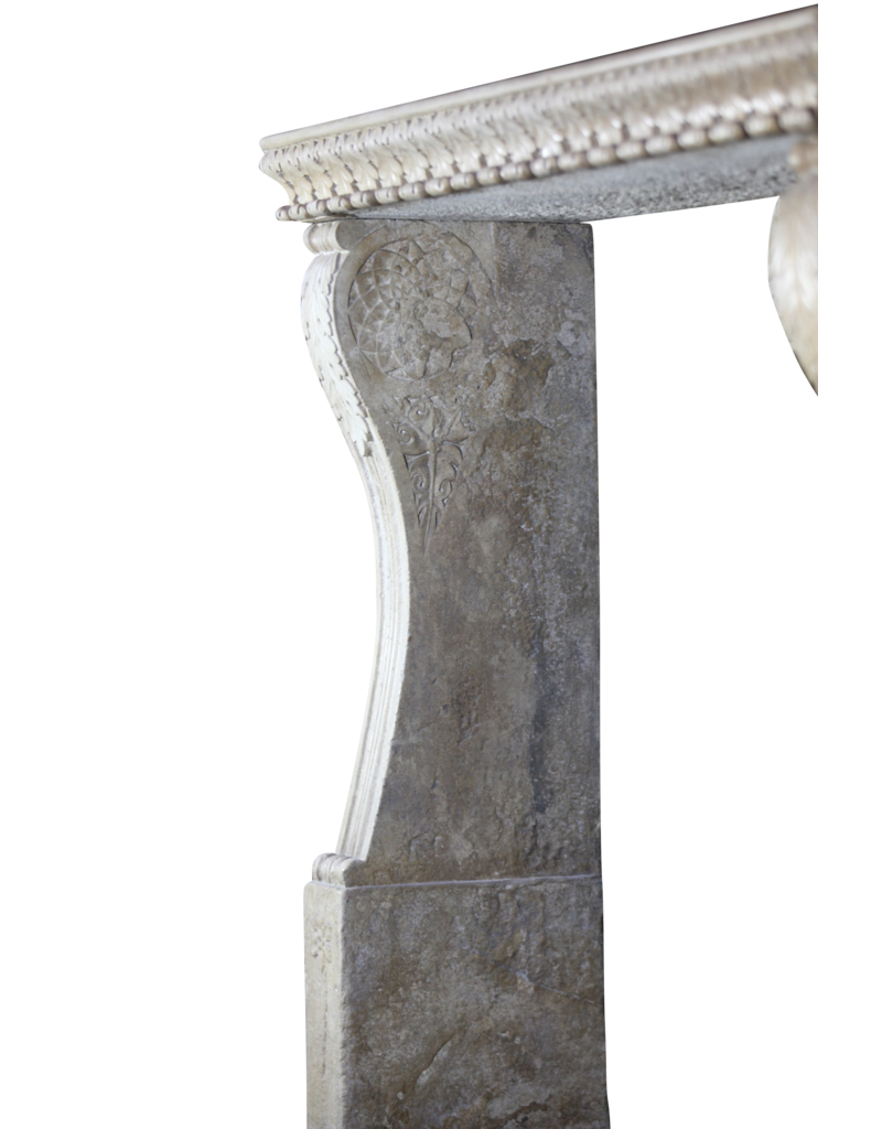 Renaiscance Period Hard Stone Antique Fireplace Surround