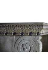 Maison Leon Van den Bogaert Renaiscance Period Hard Stone Antique Fireplace Surround
