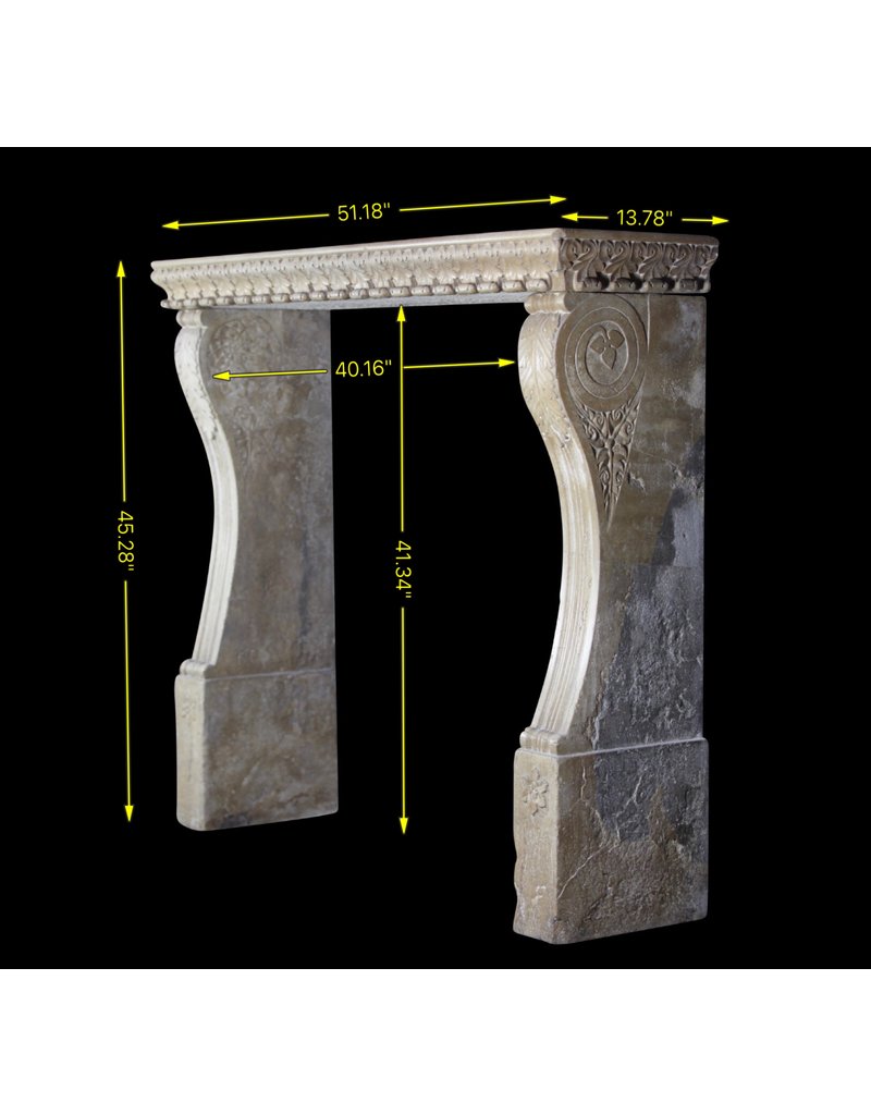 Cheminée Décorative Antique En Pierre Dure Renaissance