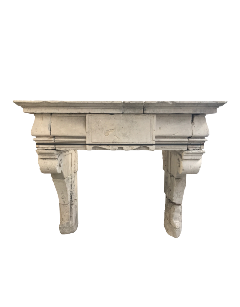 French Rustic Renaiscance Fireplace Surround