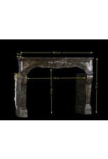 Fósil De Piedra Siglo 17 Chique Francesa Revestimiento En La Oscuridad