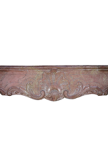 18Th Century Bicolor French Antique Fireplace Surround