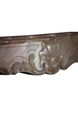 18Th Century Bicolor French Antique Fireplace Surround