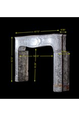 Oxidado Piedra Dura Chimenea De La Vendimia