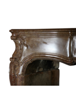 Exceptional Antique Hard Stone Fireplace Surround