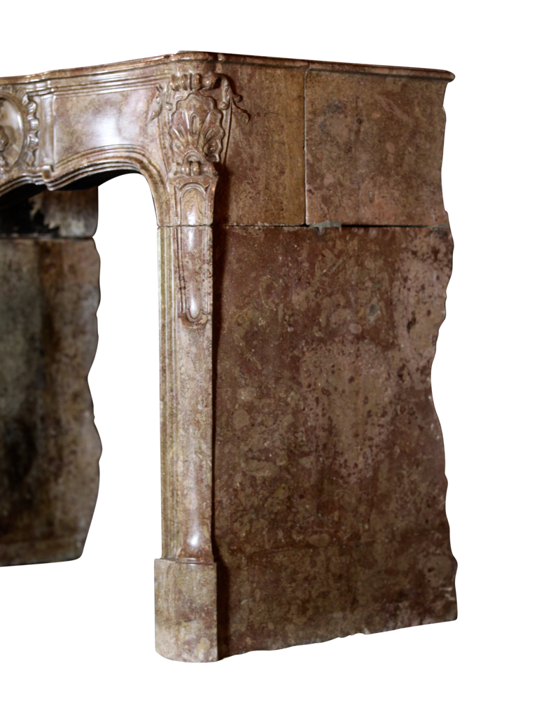 Maison Leon Van den Bogaert Excepcional Duro Antiguo Chimenea De Piedra Surround