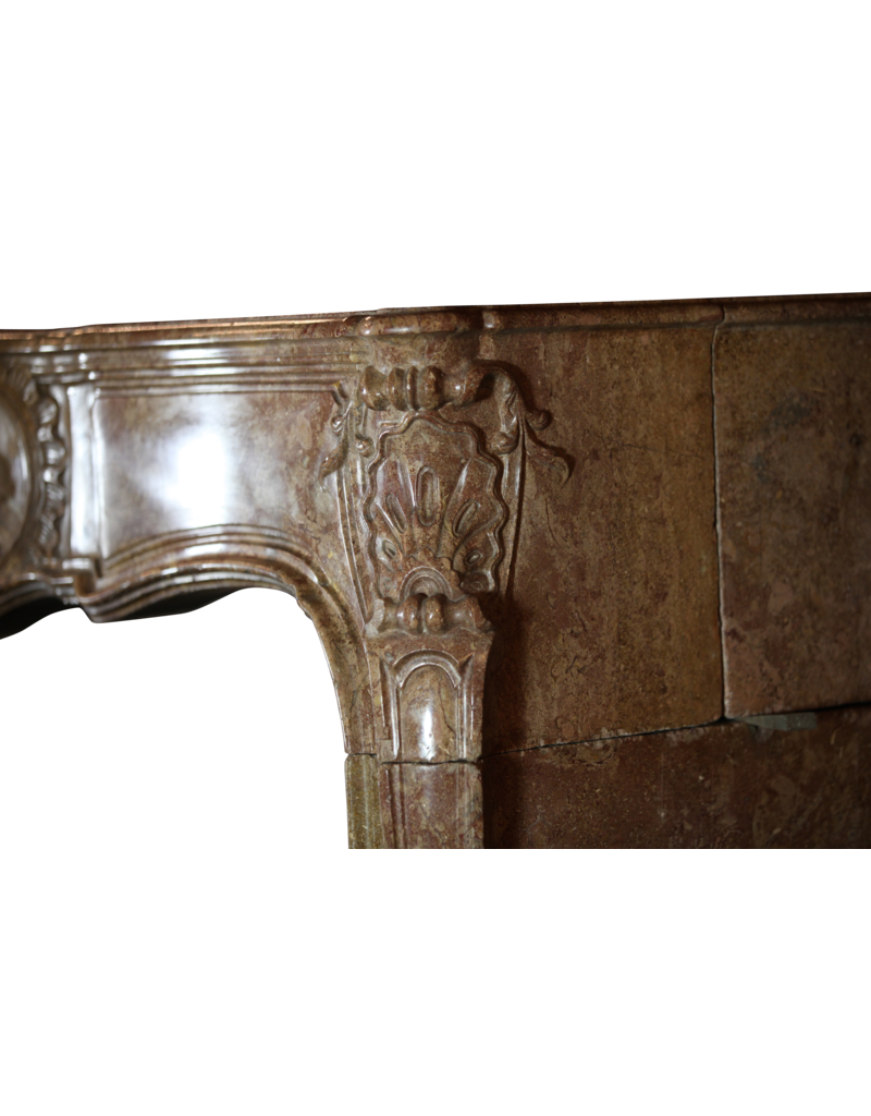 Exceptional Antique Hard Stone Fireplace Surround