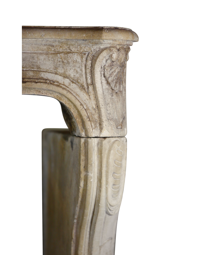 French Regency Period Limestone Chimney Piece