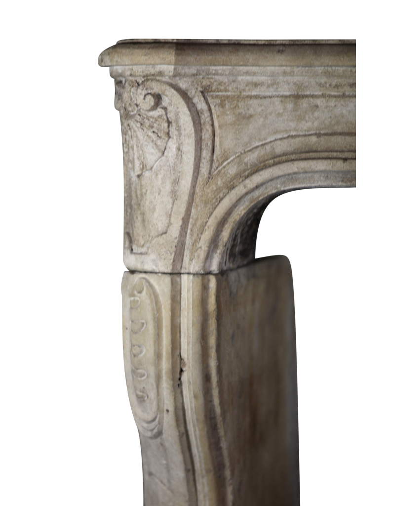 French Regency Period Limestone Chimney Piece