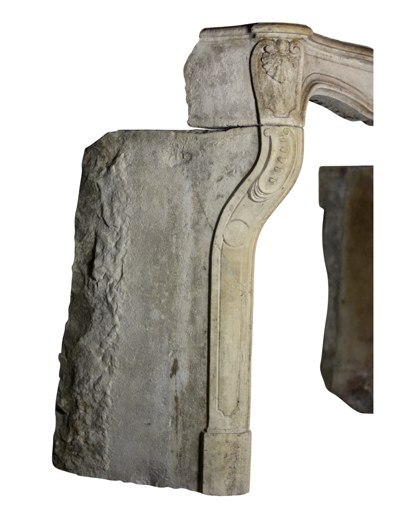 French Regency Period Limestone Chimney Piece