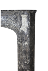 Maison Leon Van den Bogaert Chic Belgian 18th Century Vintage Fireplace Mantel