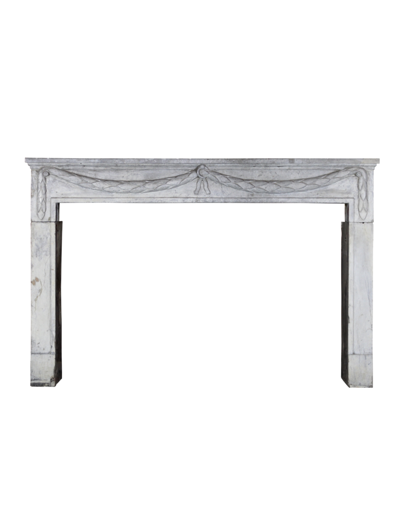 Grand 18Th Century French Bleu Hard Stone Antique Fireplace Surround