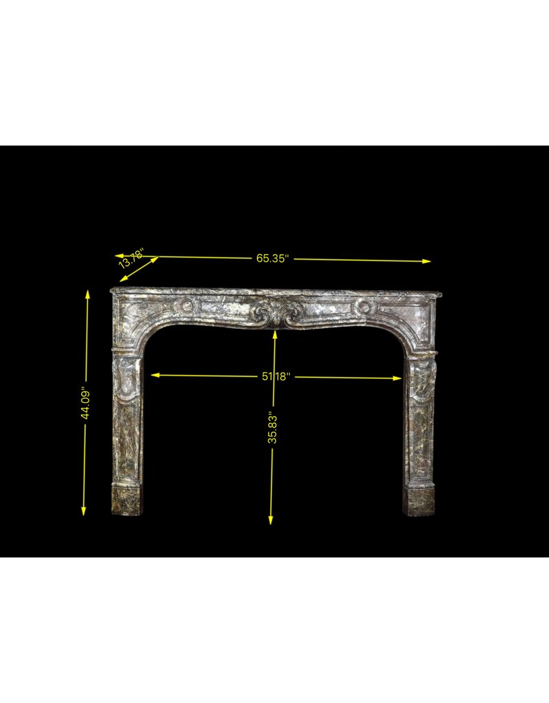 Belgian 18Th Century Classic Marble Chimney Piece