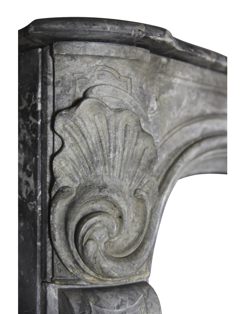 The Antique Fireplace Bank 18Th Century Grand Belgian Antique Fireplace Surround In Oxidate Marble