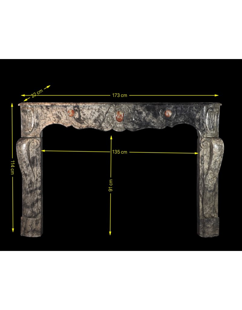 Maison Leon Van den Bogaert 18th Century Chic Italian Fireplace Surround