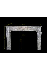 Grand Belgian Antique Marble Fireplace Surround