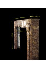 Maison Leon Van den Bogaert Große Kaminumrandung aus Marmor aus dem 18. Jahrhundert