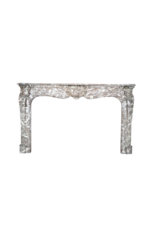 Exceptional Wide Classic Belgian Antique Fireplace Surround