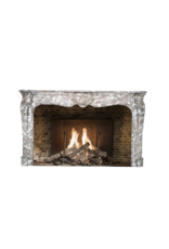 Exceptional Wide Classic Belgian Antique Fireplace Surround