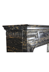 Biedermeier Period Antique Fireplace Surround In Port D'or Marble