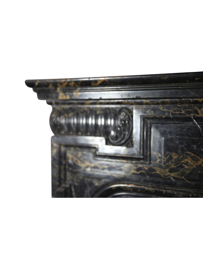 Maison Leon Van den Bogaert Antike Kaminumrandung aus Port-d’Or-Marmor aus der Biedermeier-Zeit