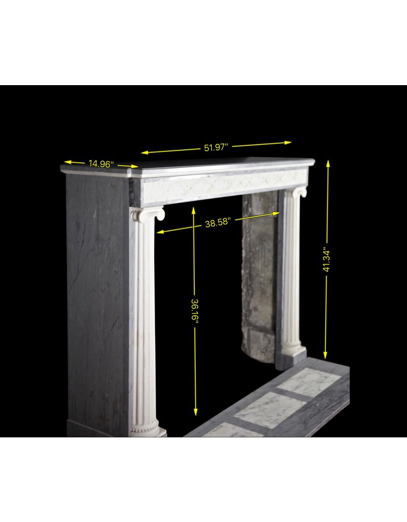 Cheminée En Marbre D’une Finesse Exceptionnelle