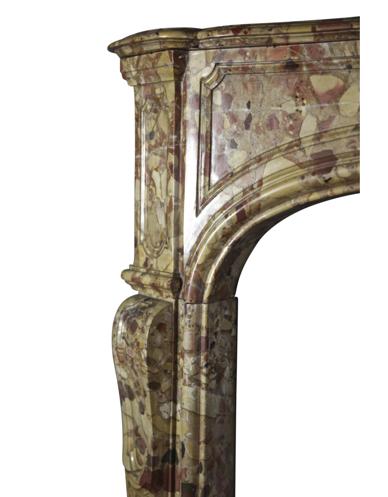 Maison Leon Van den Bogaert Superbe cheminée en marbre Brèche — pièce unique