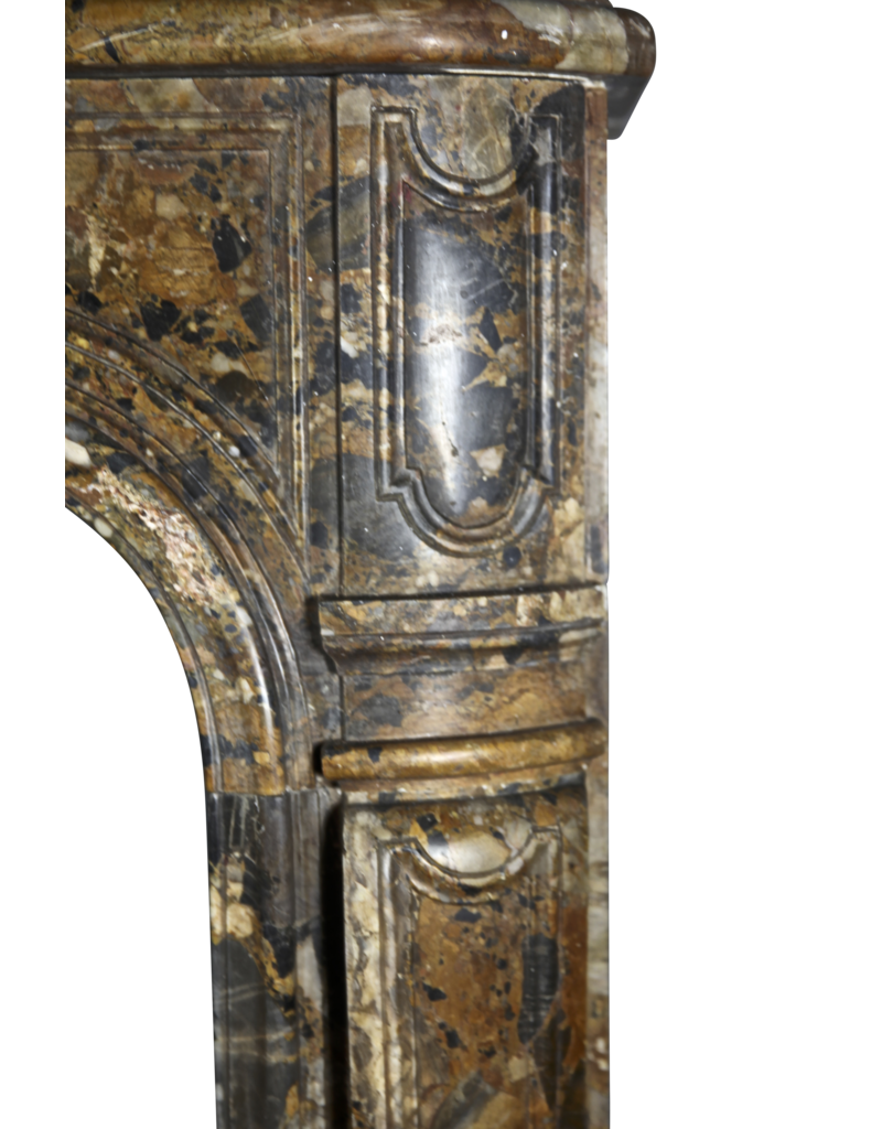 Maison Leon Van den Bogaert Italian Chic Marble Vintage Fireplace Surround