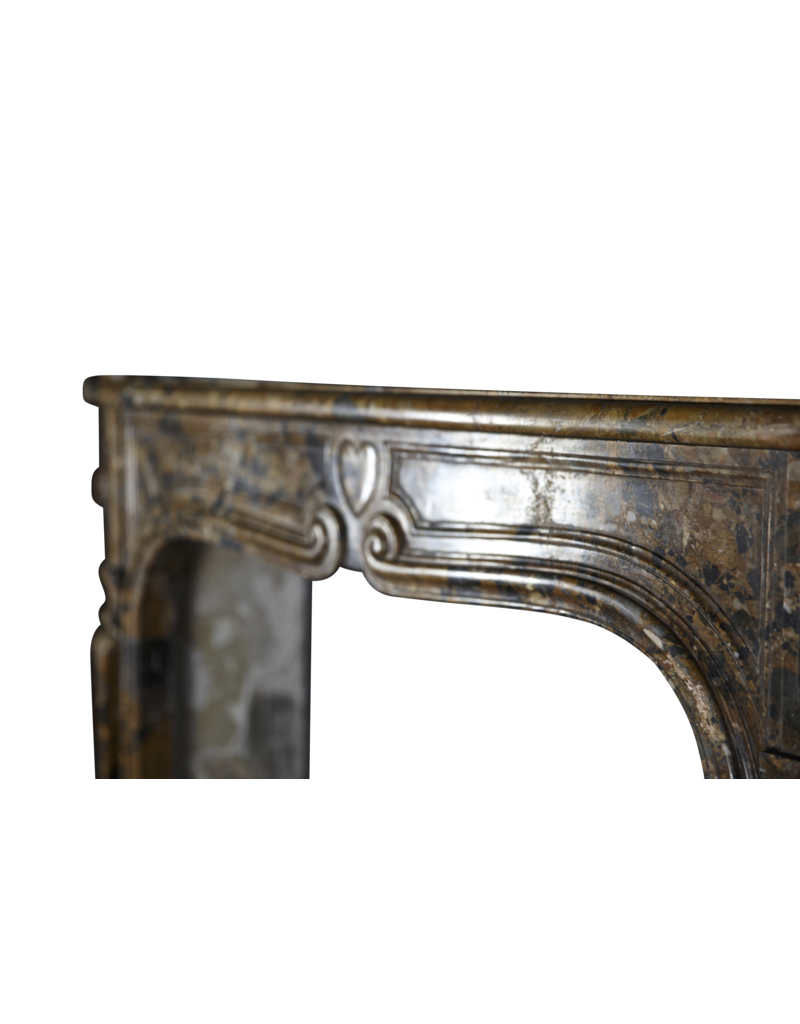 Maison Leon Van den Bogaert Italian Chic Marble Vintage Fireplace Surround