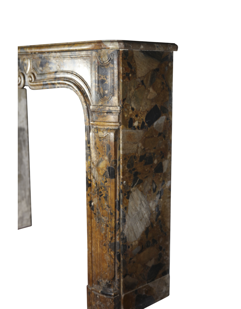 Maison Leon Van den Bogaert Italian Chic Marble Vintage Fireplace Surround