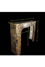 Maison Leon Van den Bogaert Italian Chic Marble Vintage Fireplace Surround