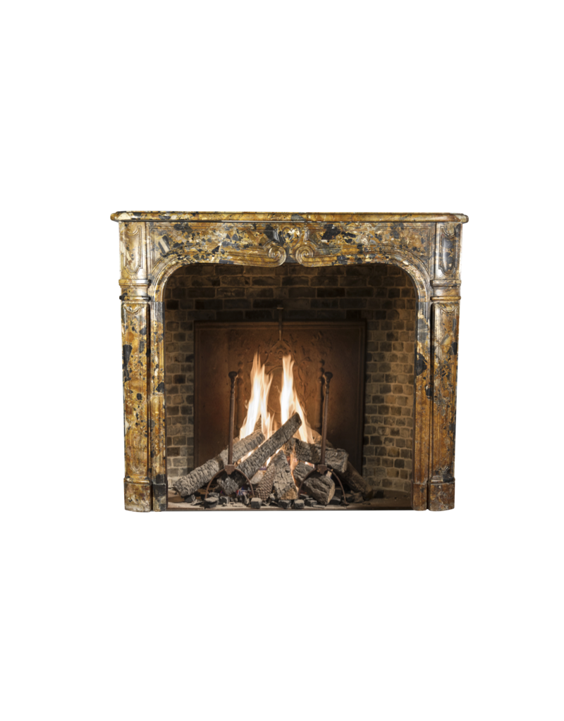 Italian Chique Marble Vintage Fireplace Surround