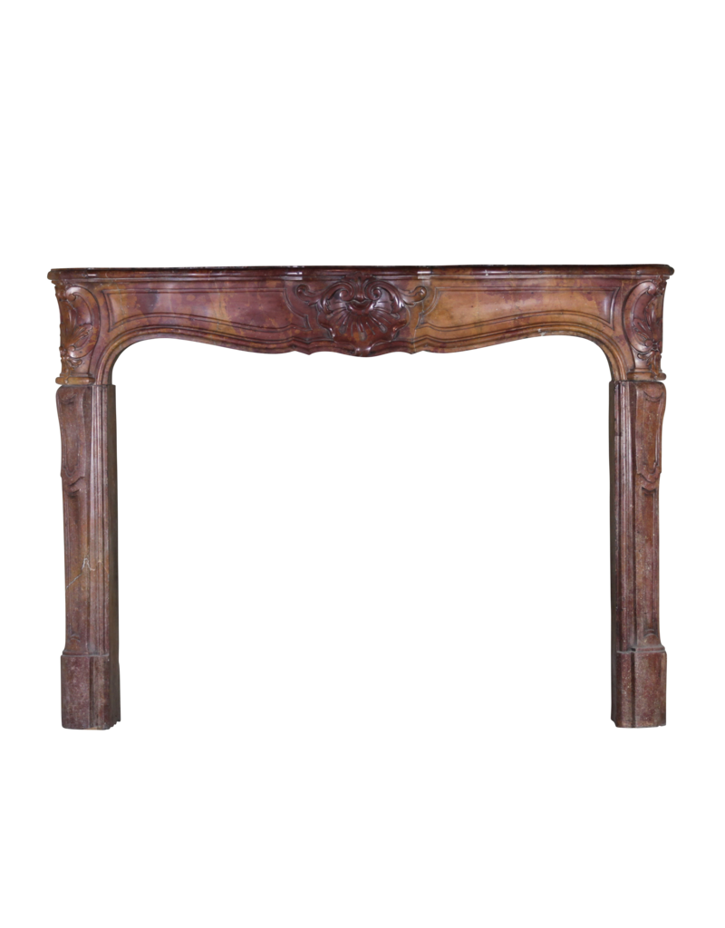 Bicolor 18Th Century French Fireplace Mantle