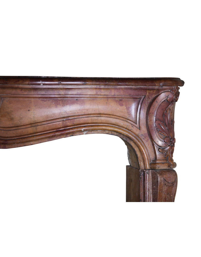 Bicolor 18Th Century French Fireplace Mantle