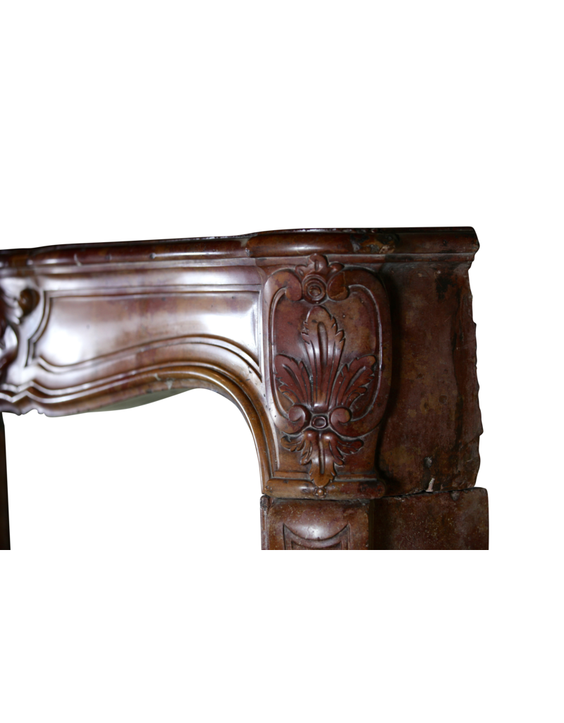 Bicolor 18Th Century French Fireplace Mantle