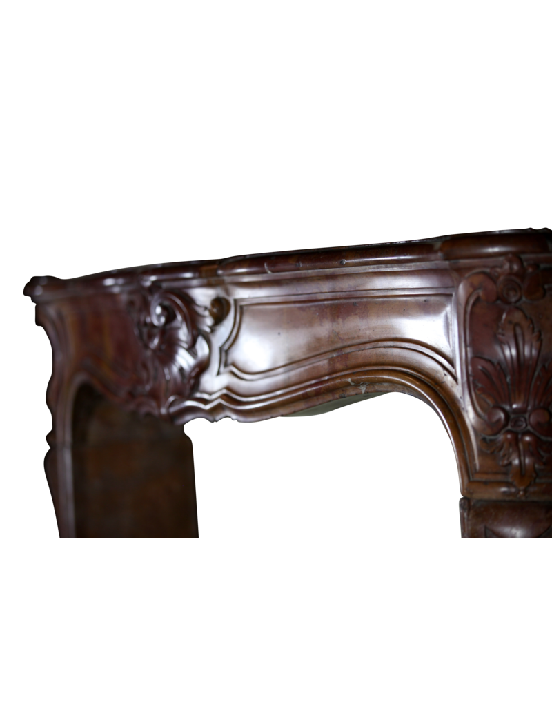 Bicolor 18Th Century French Fireplace Mantle