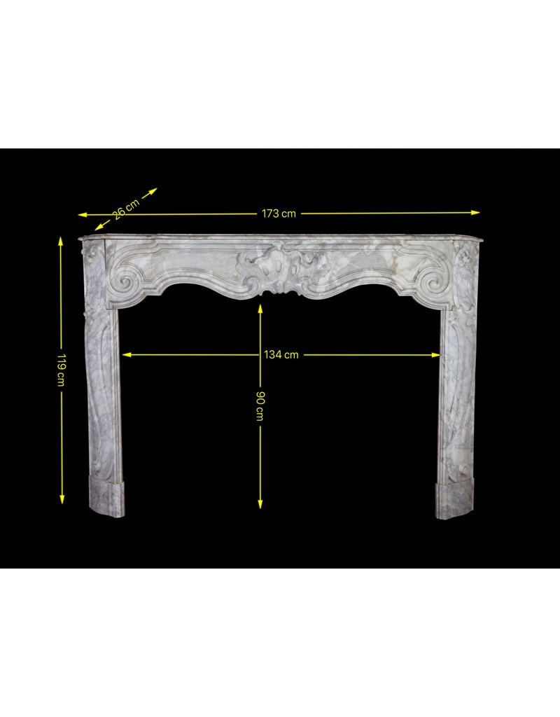 Cheminée En Marbre D'anvers 18Ème Siècle