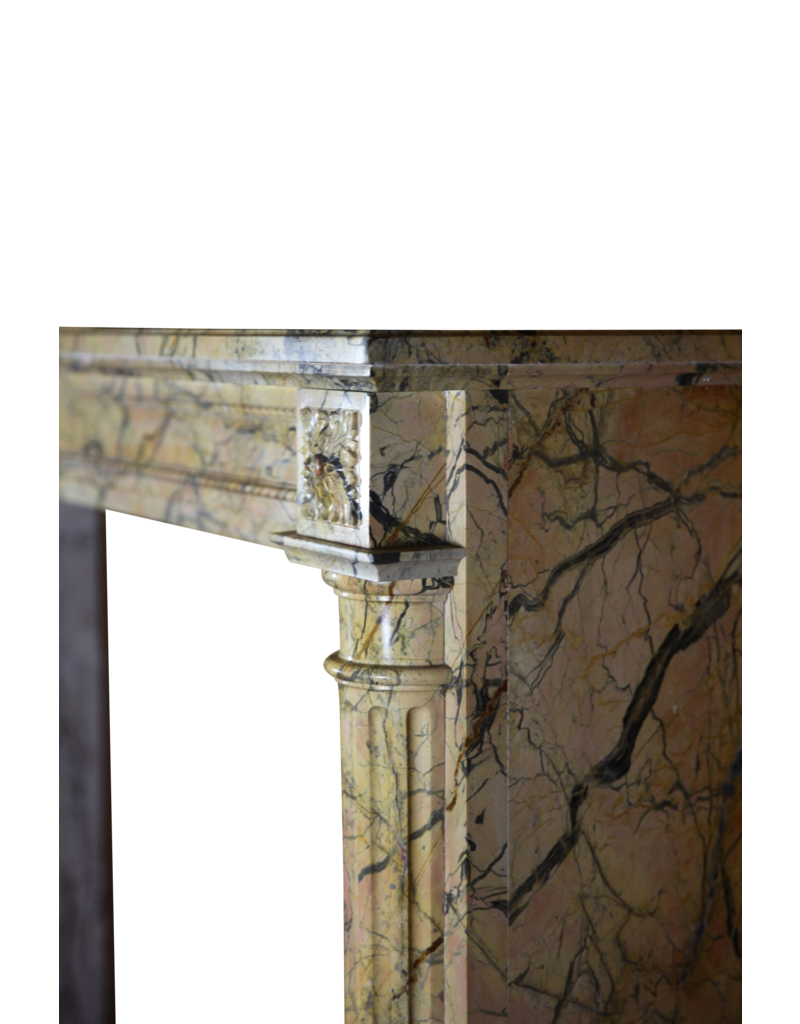 Maison Leon Van den Bogaert 18th Century Chic French Antique Fireplace Surround