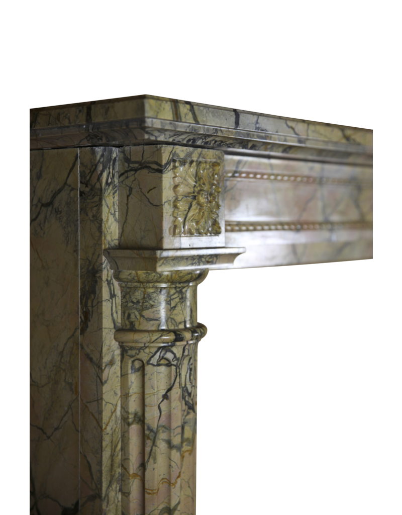 Maison Leon Van den Bogaert 18th Century Chic French Antique Fireplace Surround