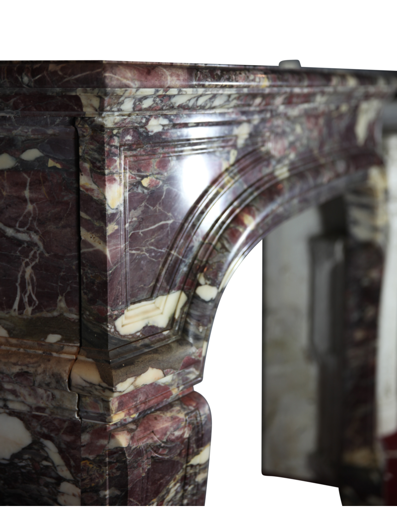 Maison Leon Van den Bogaert Große elegante antike französische Kaminumrandung