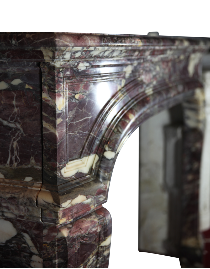 Maison Leon Van den Bogaert Große elegante antike französische Kaminumrandung